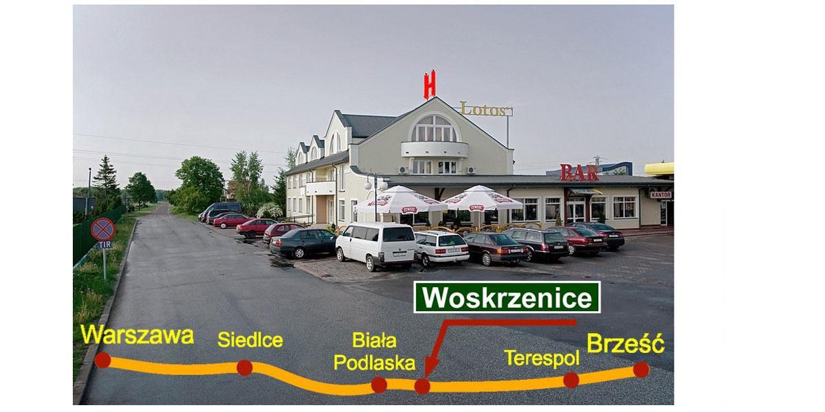 Hotel Lotos Woskrzenice Duze Екстериор снимка